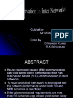 Route Reservation in Inter Networks