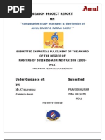 Download Project Report on Comparative Analysis of Amul With Other Brands by seemran SN130717203 doc pdf