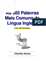 As 365 Palavras Mais Comuns Da Lingua Inglesa Amostra PDF