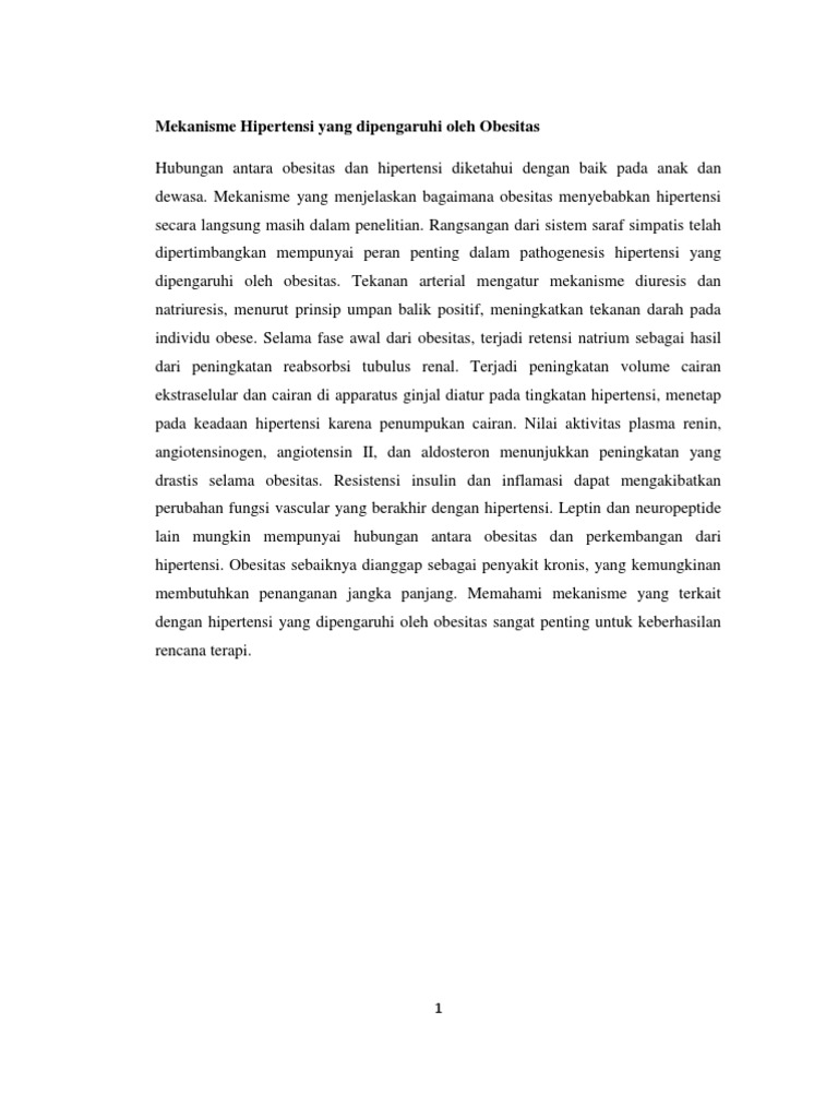 Hipertensi Obesitas