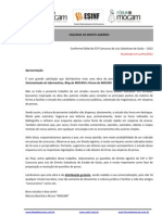 Esquema de Direito Agrário - ESINF e Blog do MOCAM