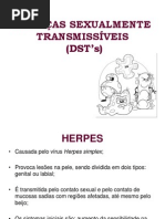 DSTs - Doenças Sexualmente Transmissíveis