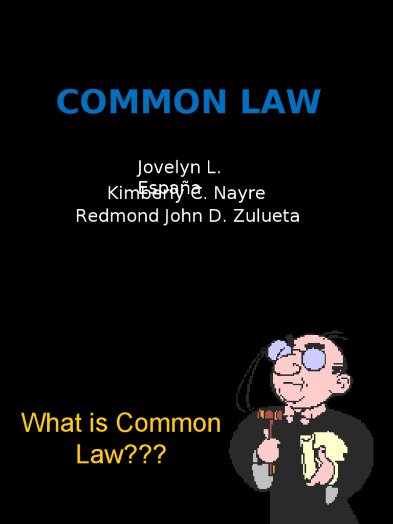 Common Law: A Legal Overview | PDF | Precedent | Common Law