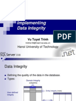 Implementing Data Integrity: Hanoi University of Technology