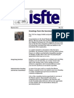 ISfTE Newsletter 34 March 2013