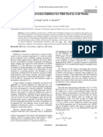 A Novel Corrosion Inhibitor for Mild Steel in Acid Media