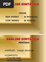 Analise Sintatica com exerc�cio - Prof. Iza�as.ppt