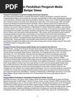 Download Jurnal Penelitian Pendidikan Pengaruh Media Terhadap Hasil Belajar Siswa by sri011 SN130751192 doc pdf