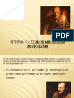 Interviu Cu Feodor Mihailovici Dostoievski