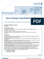 how to change a pupil students enrolment status
