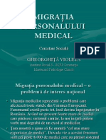 Migratia Personalului Medical-Conferinta