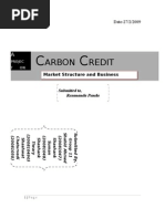 Download Carbon Credit Market structure by shaddythemaddy SN13076341 doc pdf
