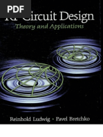 RF Circuit Design - Theory and Applications