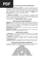 CÓDIGO DE ATITUDES NAS RELAÇÕES INTERPESSOAIS