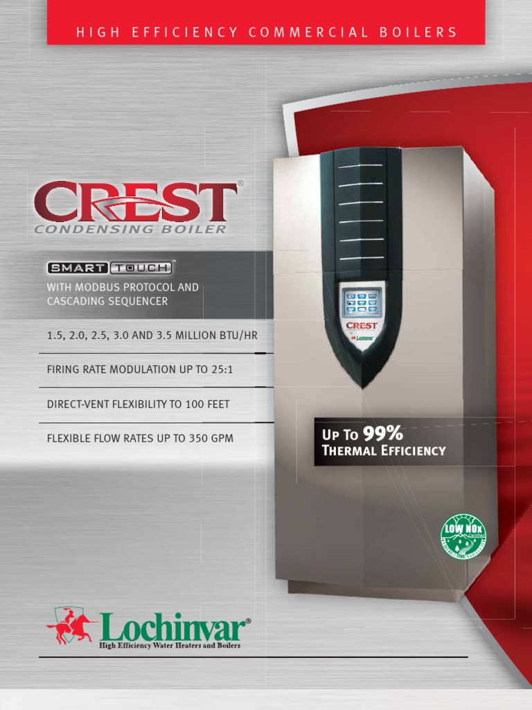 Crest Boiler Literature Boiler Water Heating