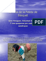 La Niña de la Pelota de Básquet