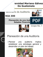 Auditoría financiera: Planeación