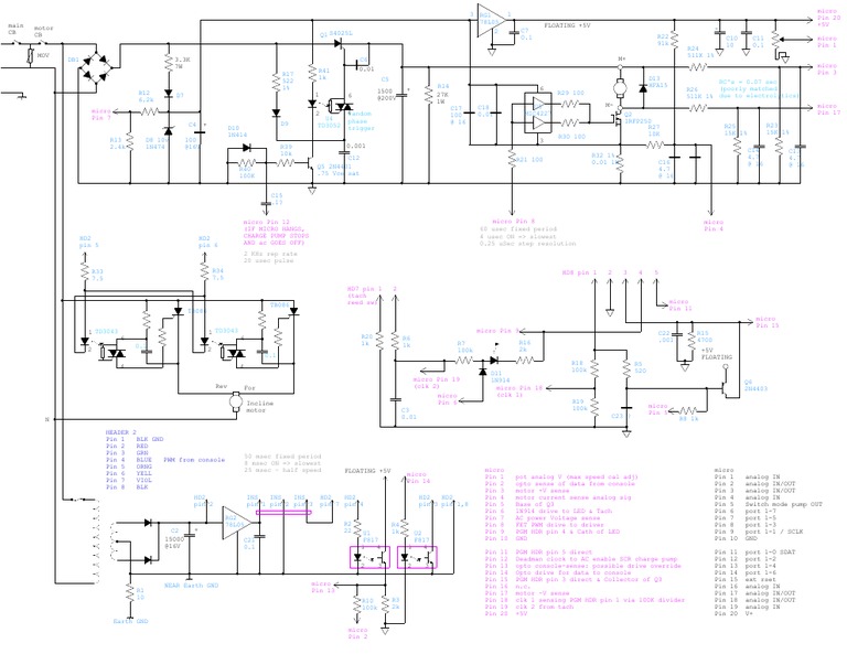 MC2100 Motor Controller Schematic | PDF | Computers