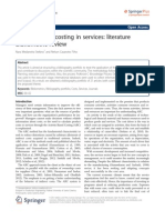 Activity-Based Costing in Services: Literature Bibliometric Review