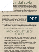 Provincial Style of Punjab