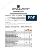 Edital Extra 2013.1 - Nova Versão