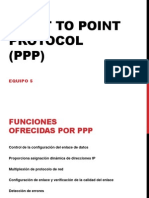 Point To Point Protocol (PPP) : Equipo 5