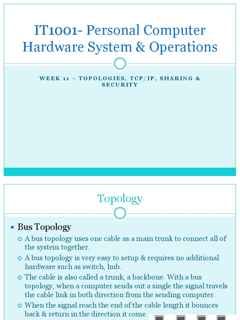 Network Topologies and TCP/IP Basics | PDF | Network Topology | Ip Address