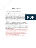 Ordered Trees: 4.1 Uniquely Decipherable Codes