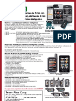 Rastreo y Seguridad, Alarmas de 2-Vias Con Pantalla Táctil (Y Arranque), Alarmas de 2-Vias Con Arranque para Teléfonos Inteligentes