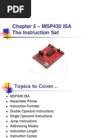 Chapter 05 - Msp430 Isa