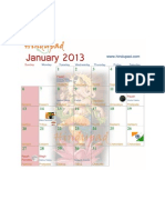 Hindupad Calendar 2013