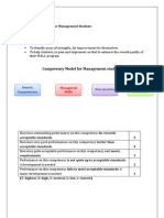 Competency Mapping For Management Student