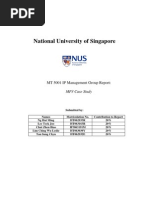 MT5001 - Report On The Technological and Intellectual Property Aspects of MP3