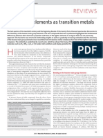Main-Group Elements As Transition Metals: Reviews