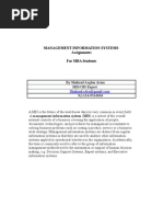 Download Management Information Systems MBA by Shahzad Asghar Arain SN13084134 doc pdf
