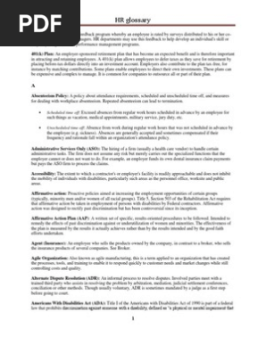 Hr Glossary Employee Benefits Employment