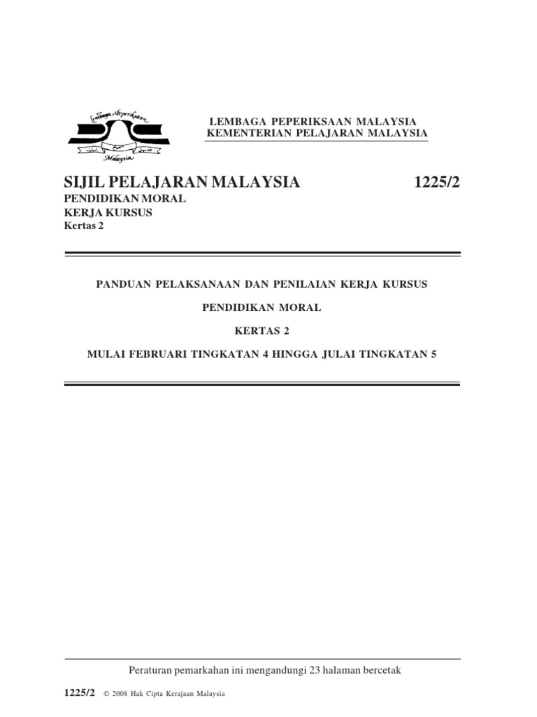 Folio Pendidikan Moral Tingkatan 4 5