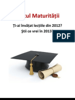 [eBook] Testul Maturitatii