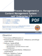Business Process Management e Content Manager System nell'Enterprise 2.0