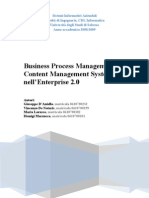 Business Process Management e Content Manager System 