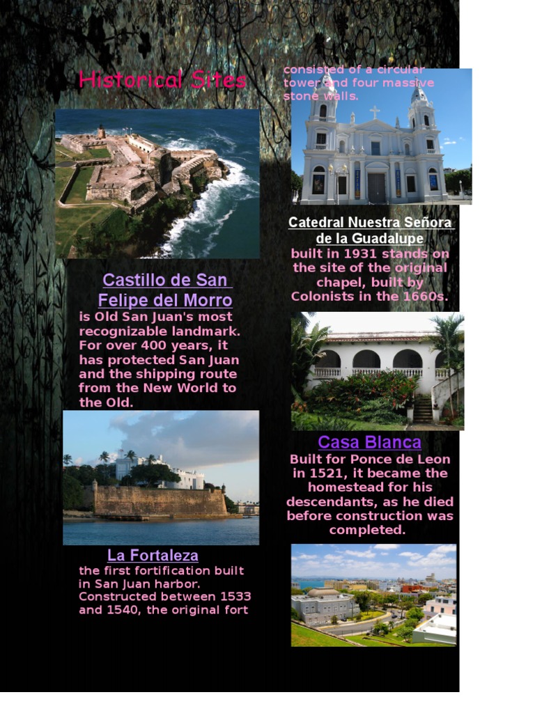 Historical Sites Puerto Rico | PDF
