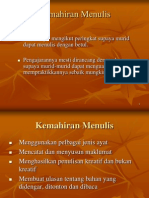 Aktiviti Kemahiran Menulis