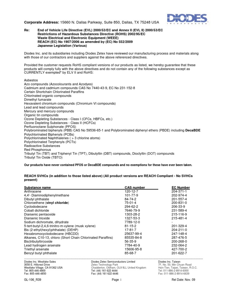 Datasheet PDF Solder Chemical Elements