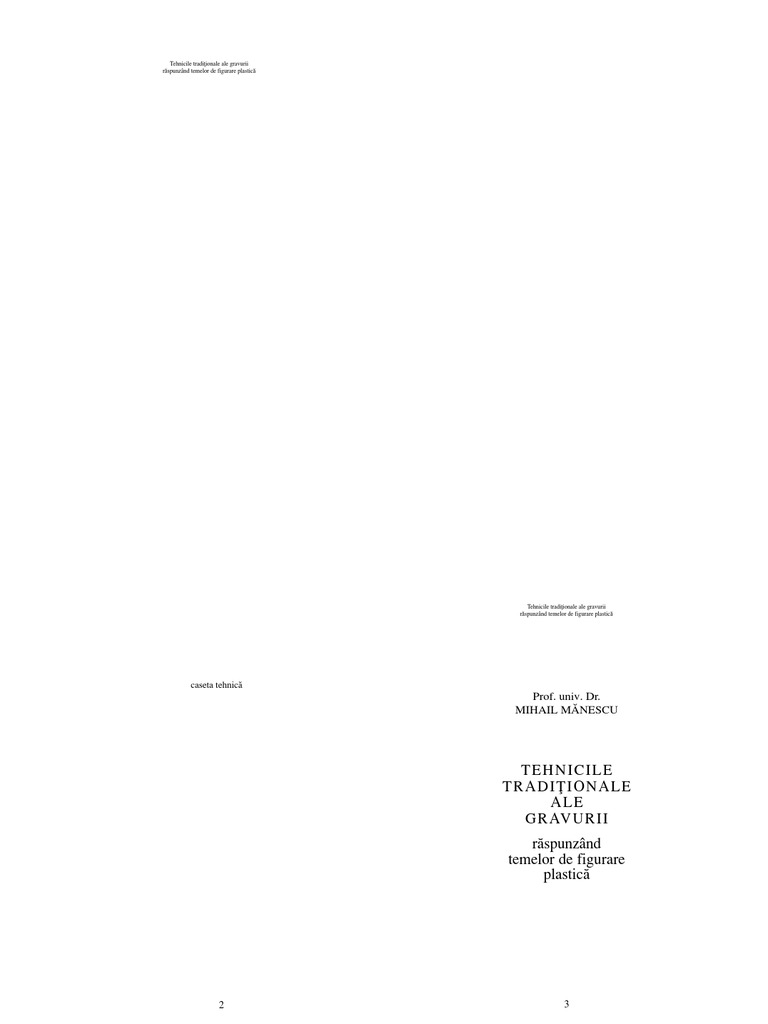 Tehn Trad Gravura | PDF