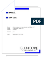 Manual SAP - Creación de nuevo AFE