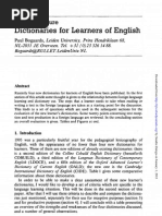 Dictionaries For Learners of English