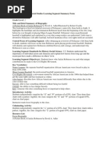 Download Jackie Robinson Unit Plan by Kellye Orihood SN130878796 doc pdf