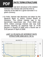 Intrest Rate Structure