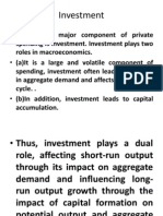 Investment Function