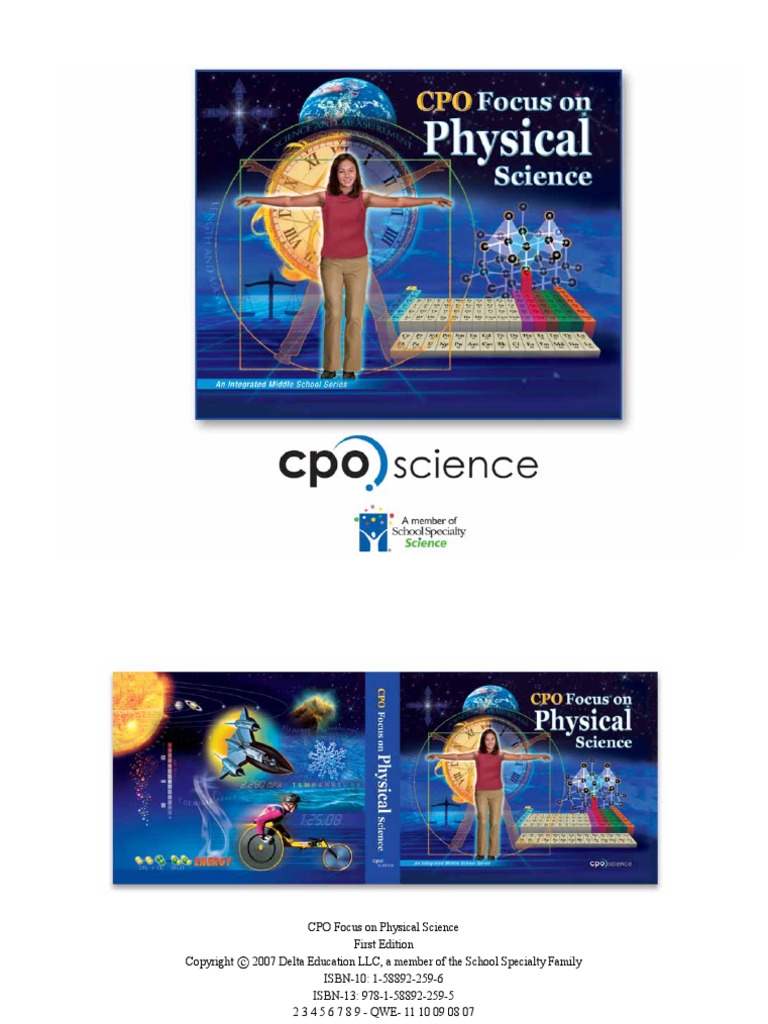 CPO Focus on Physical Science Student Textbook Inquiry
